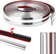 Protezione angolare e di bordo autoadesiva 30cm per interni ed esterni - argento.