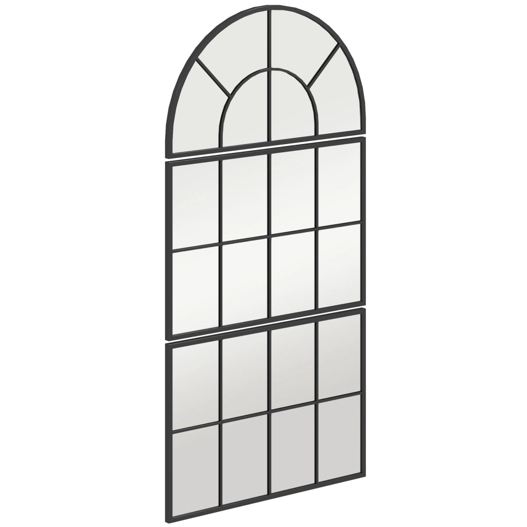 Specchio a Tre Ante ¨C zephmum ¨C Nero 76x53 cm