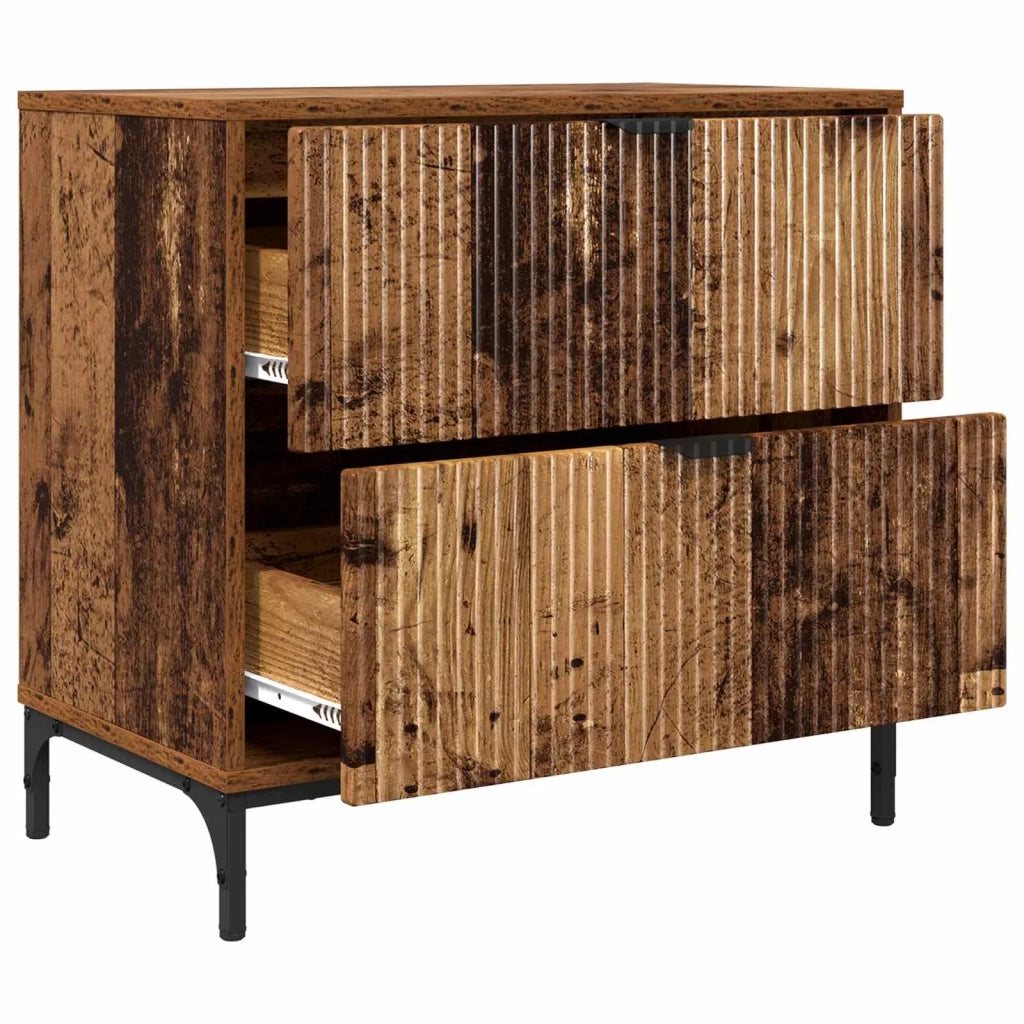 Comodino Legno vecchio 63.5 x 36 x 61 cm Legno multistrato 883472