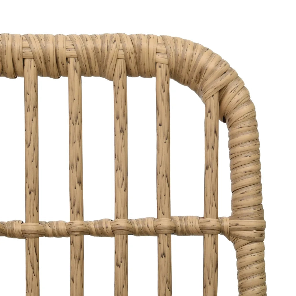 Set da Pranzo da Giardino 7 pz in Polyrattan e Vetro 3060240