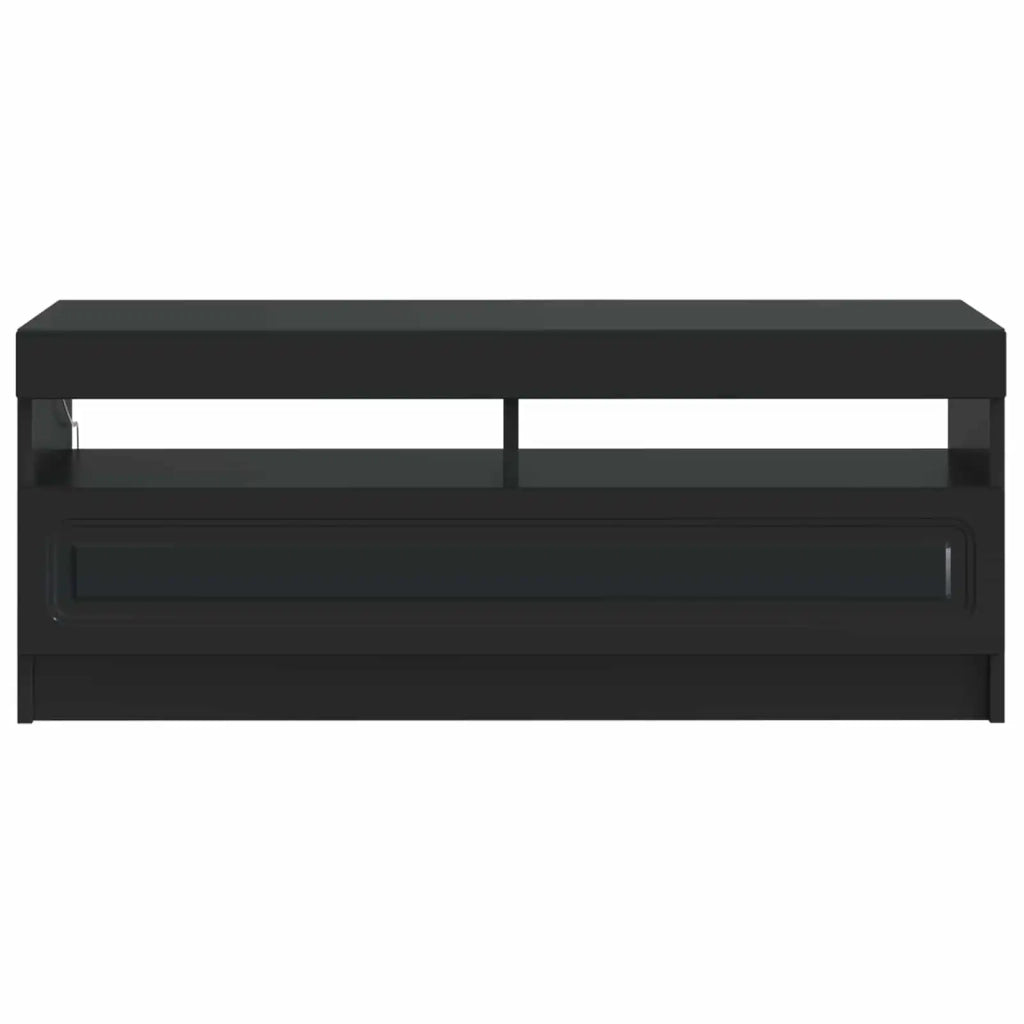Mobile TV LED Nero Legno ingegnerizzato 897866