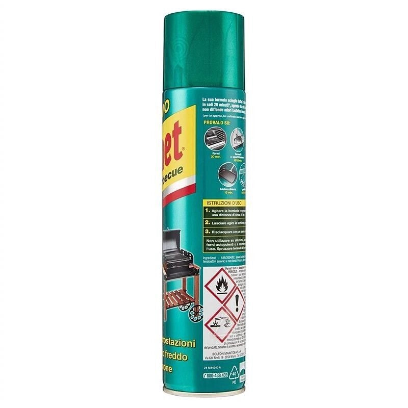 FORNET DETERGENTE FORNO E BARBECUE SPRAY 300 ML