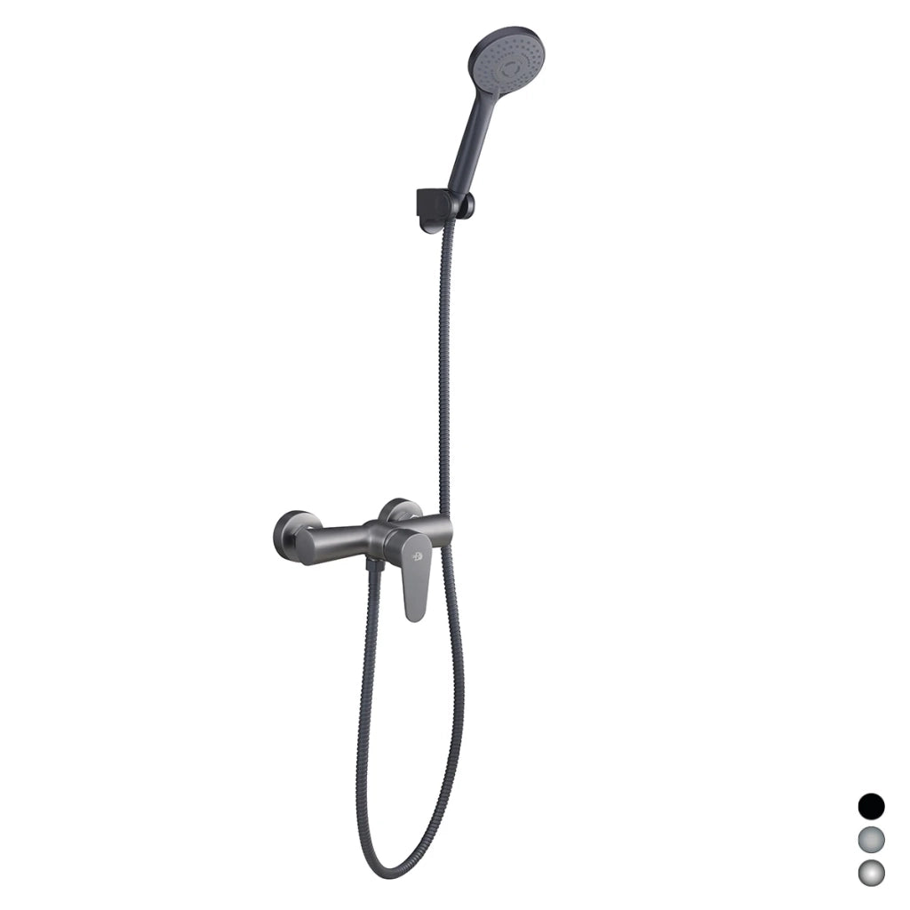 Miscelatore monocomando esterno doccia DH Nero opaco