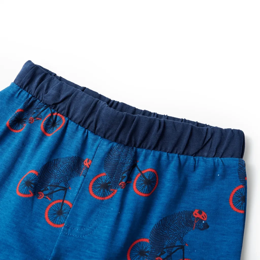 Pigiama per Bambini a Maniche Lunghe Petrolio 104 CFW1190170