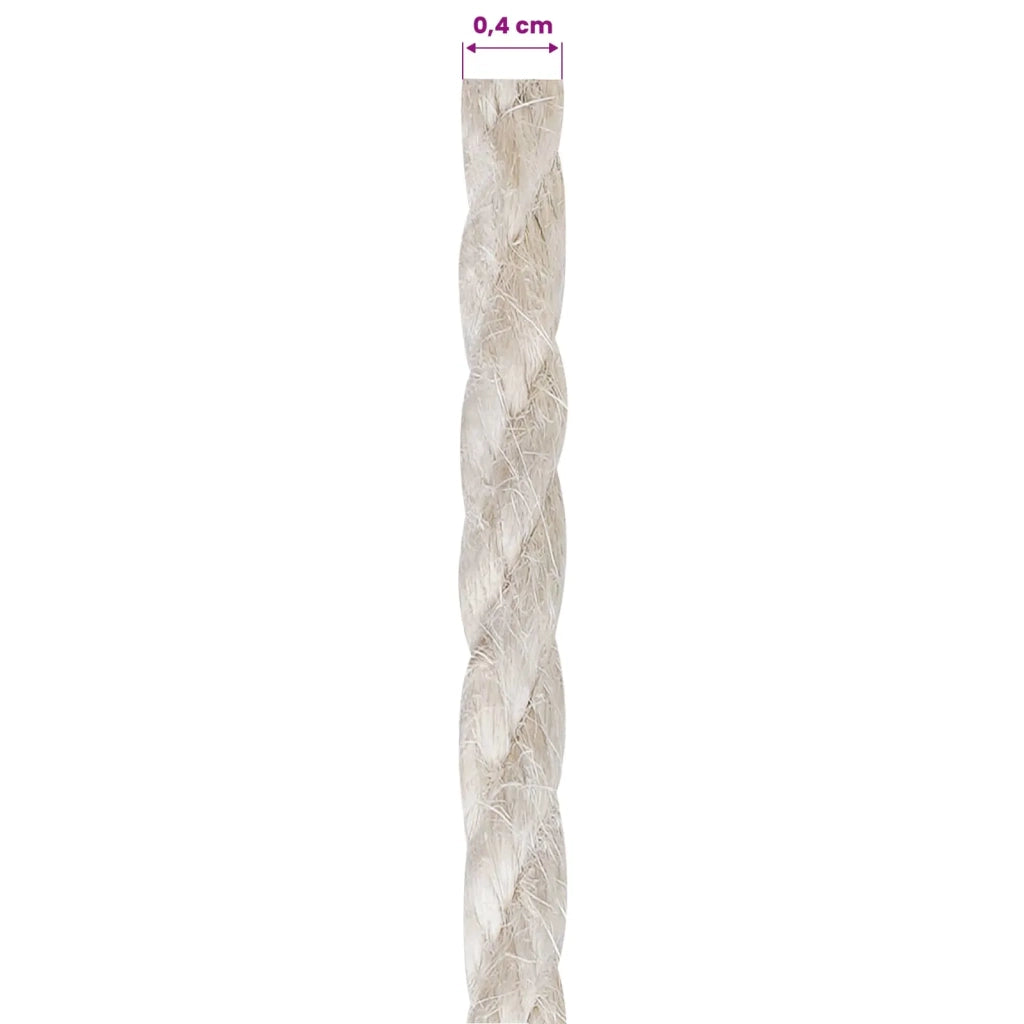 Spago in juta 4 Bianco 100% juta Tossa CFW3775255