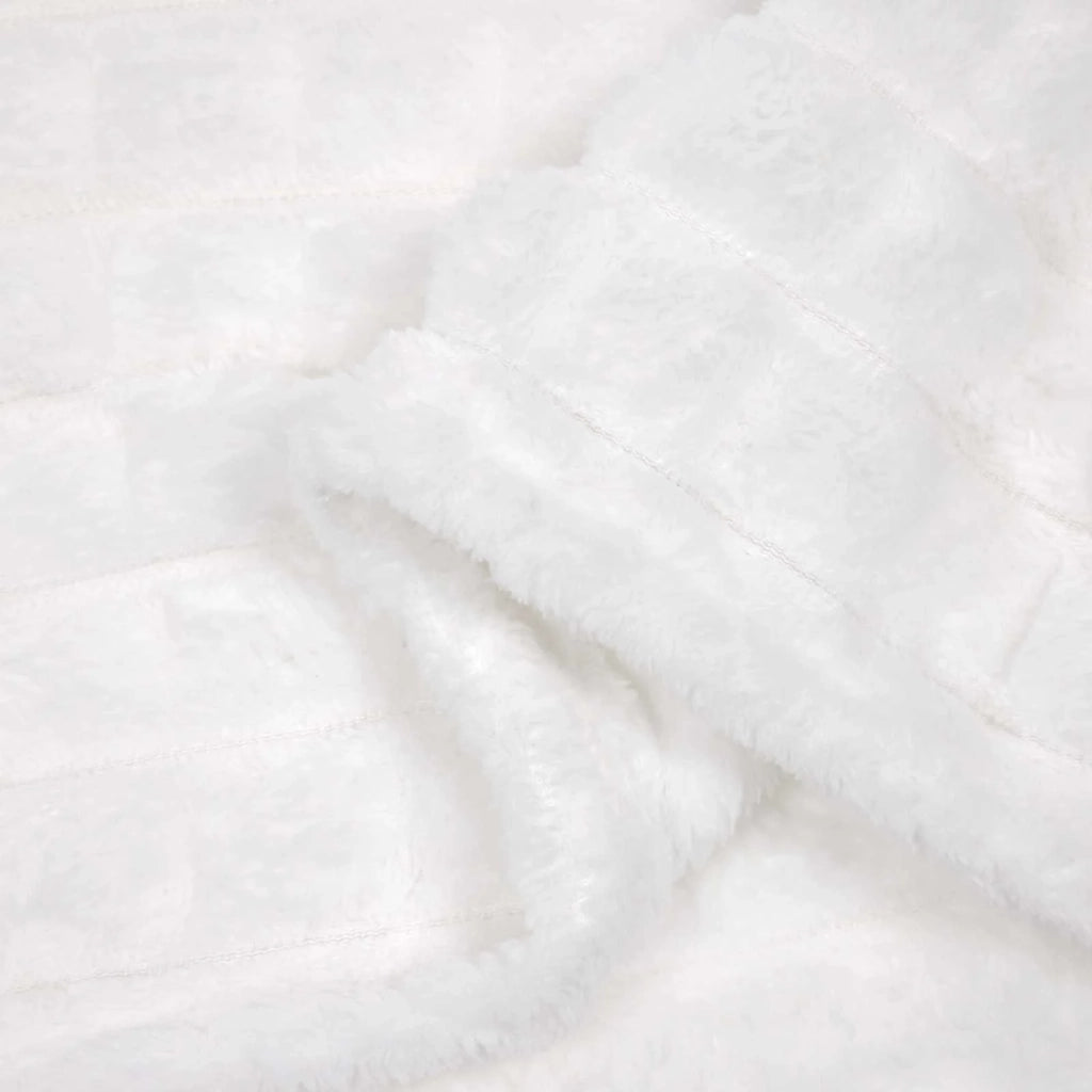 Coperta Bianco 240 x 220 cm Panno 42016935