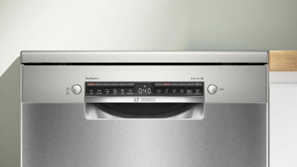 Bosch Serie 6 SMS6ZCI10E Lavastoviglie da libera installazione 60 cm Acciaio Classe B
