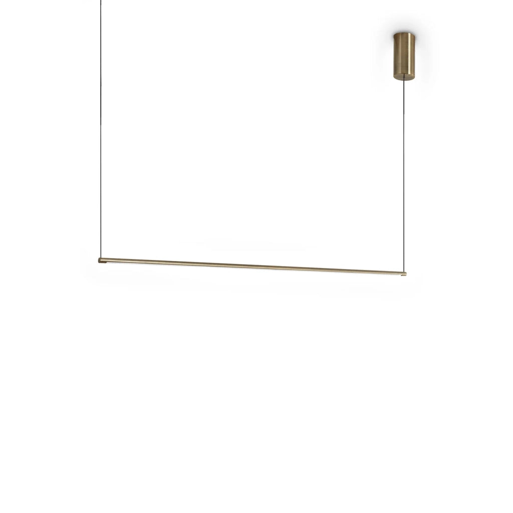 Lampada A Sospensione Essence LED 19W Luce Naturale Ottone Altezza Regolabile Ideal Lux