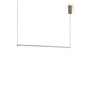 Lampada A Sospensione Essence LED 19W Luce Naturale Ottone Altezza Regolabile Ideal Lux
