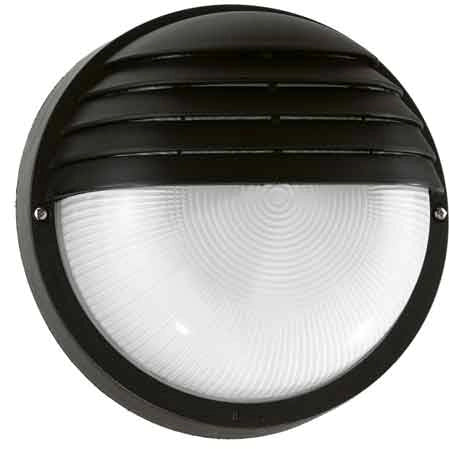 APPLIQUE TONDA PALPEBRA NERA E27 IP44 215x130h