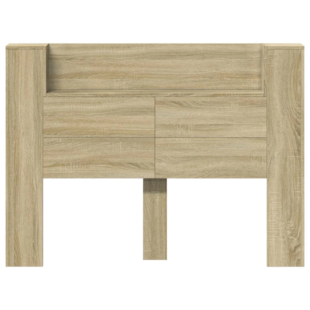 Testata con Mobile e LED Sonoma 140 x 16,5 x 103,5 cm 8006539