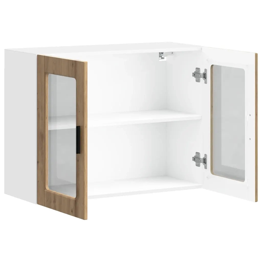 Pensile da Cucina | Mobile da Cucina con Porta in Vetro Porto Rovere Artigianale