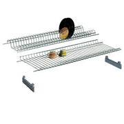 MENSOLA SCOLAPIATTI ACCIAIO CROM C/SUPP 56 CM