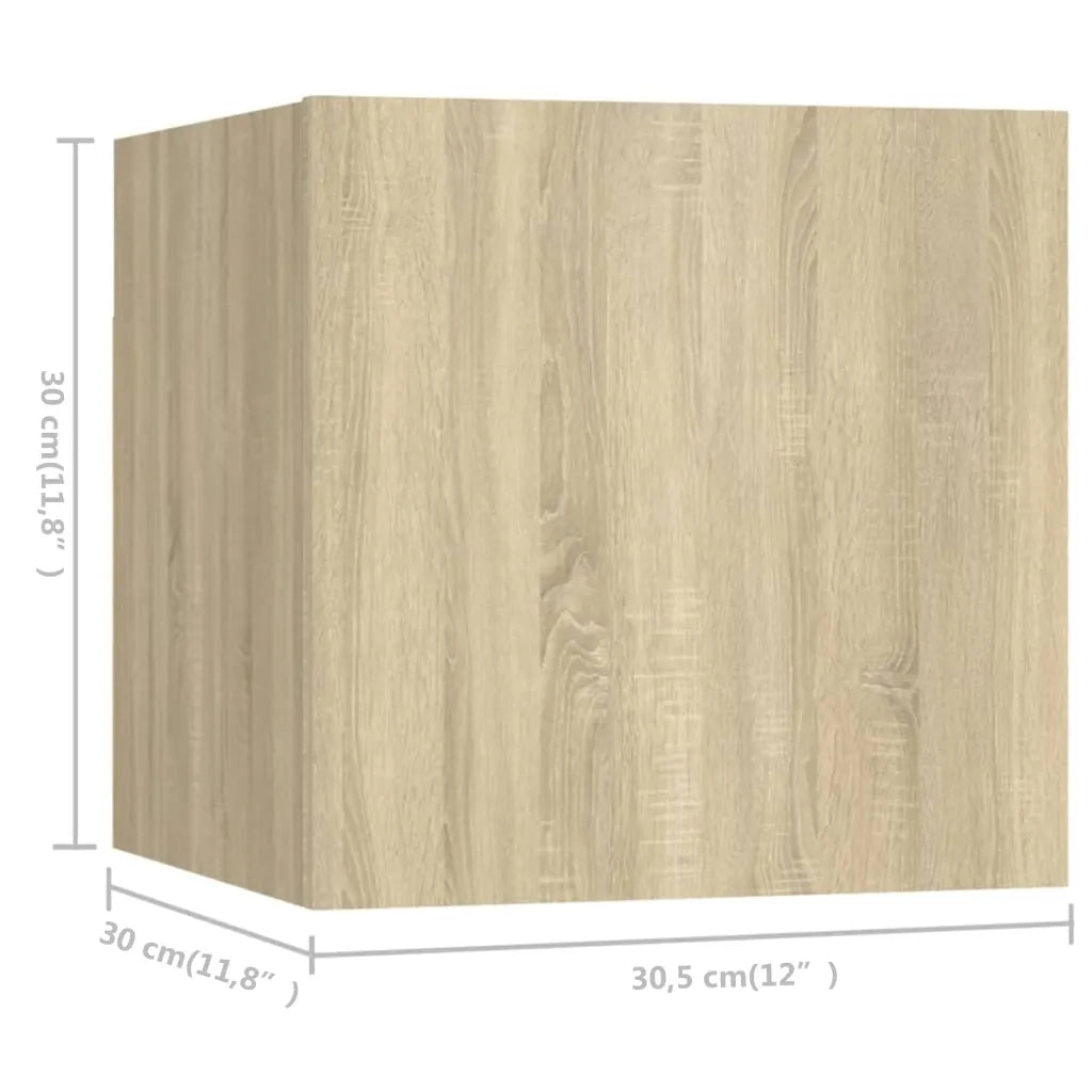 Set di Mobili TV 6 pz | Armadietto TV | Mobile Porta TV Rovere Sonoma in Legno Multistrato