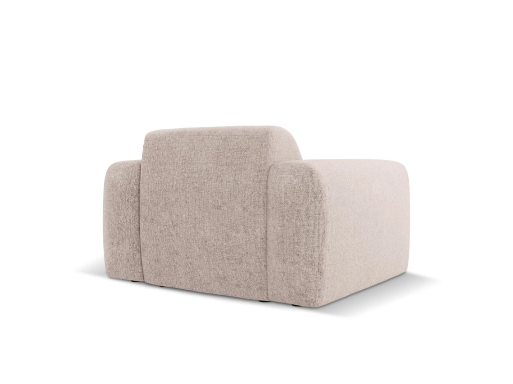 Cosmopolitan Design - Poltrona "Nolio" 2 posti in ciniglia beige 