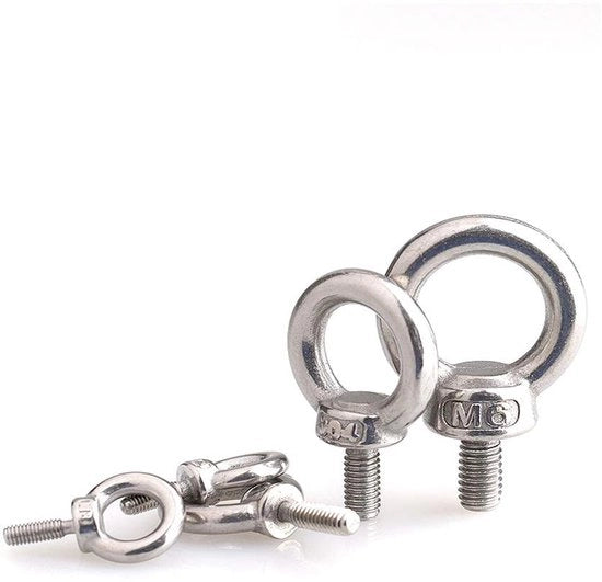 Anker M12 in Ossigeno - Boccola di Acciaio Inossidabile - Anello di Fissaggio - Potere di Sollevamento - Resistente alla Corrosione