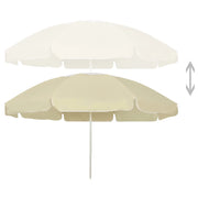 Ombrellone da Spiaggia-Ombrellone da mare Giallo Sabbia 240 cm 545474