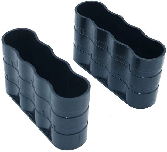 Manubri per tavola da surf - 2 pezzi - Nero - Plastica - Paddle per tavola da surf - Dimensioni 10,3x3,2x6 cm - Manubri per tavola da surf