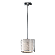 Lampada a sospensione Feiss Joplin cromo E27 100W Ø20cm