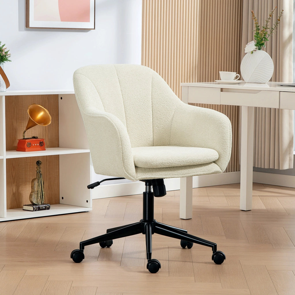 Sedia da ufficio con tessuto ¨C Minimal ¨C Beige