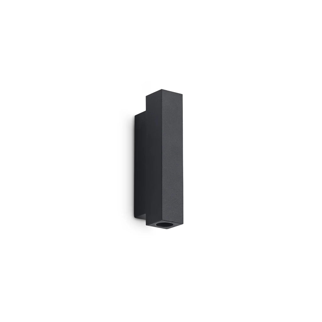 Lampada Da Parete Look 2 Luci Led Nero 9W Ip20