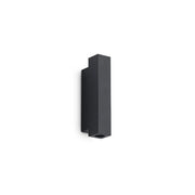 Lampada Da Parete Look 2 Luci Led Nero 9W Ip20