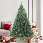 Albero di Natale Artificiale Snodato Foderato di Neve Verde 42019338