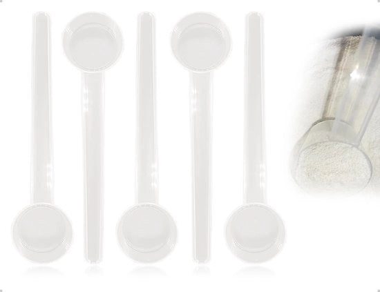 Set di 5 Lepeli per Dose - Translucido - Lepel per Dose - Scala di Misura Precisa - Leggero - Materiale Plastico Duraturo - Lepeli per Dose

Otturatore: 5
Materiali: Plastico
Dimensioni: 18 x 8 x 3 cm
Peso: 0,2 kg
Capacità: 1 L
Sala di misura: 1 ml