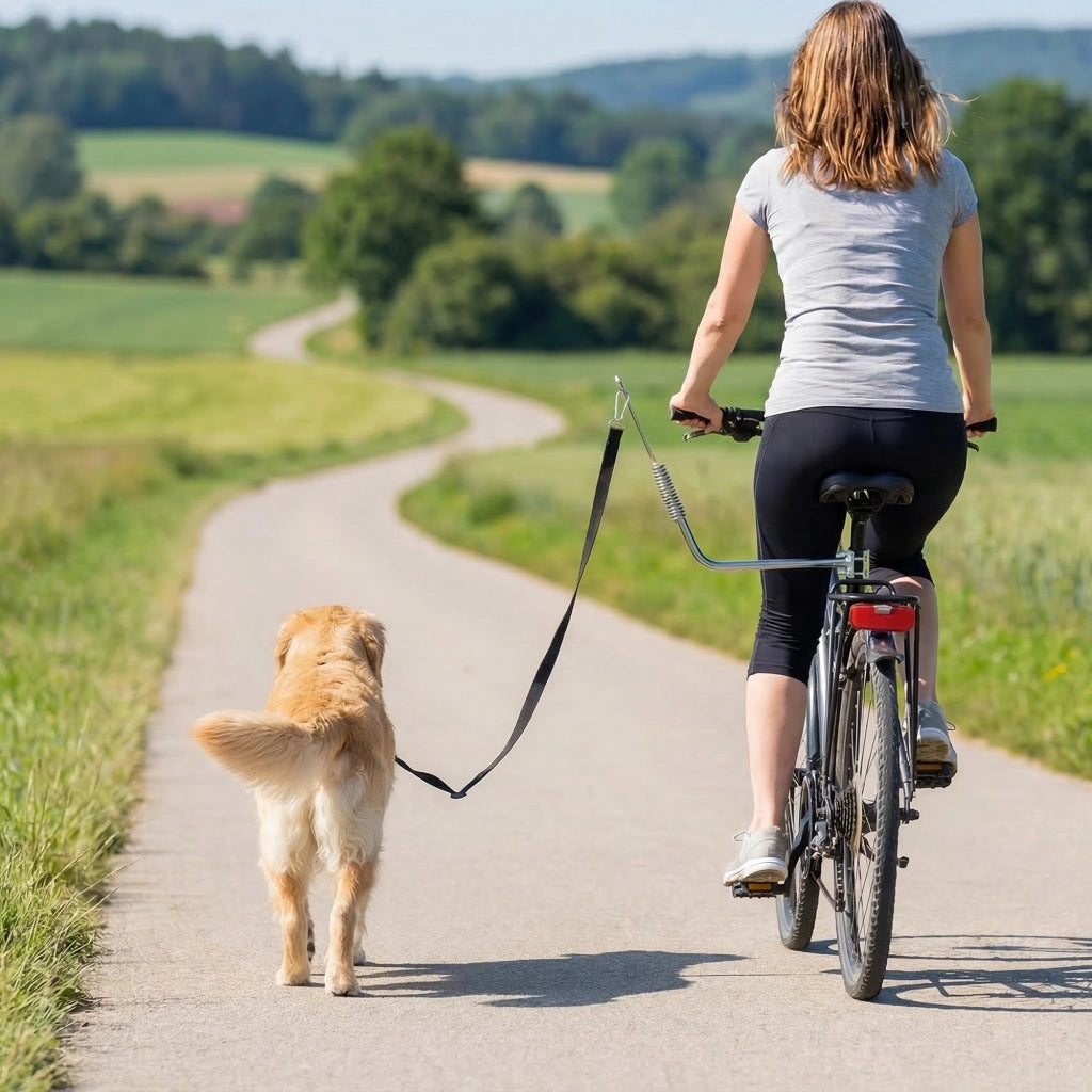 Lega per Bicicletta per Cani ¨C Minimal ¨C 180 cm Argento