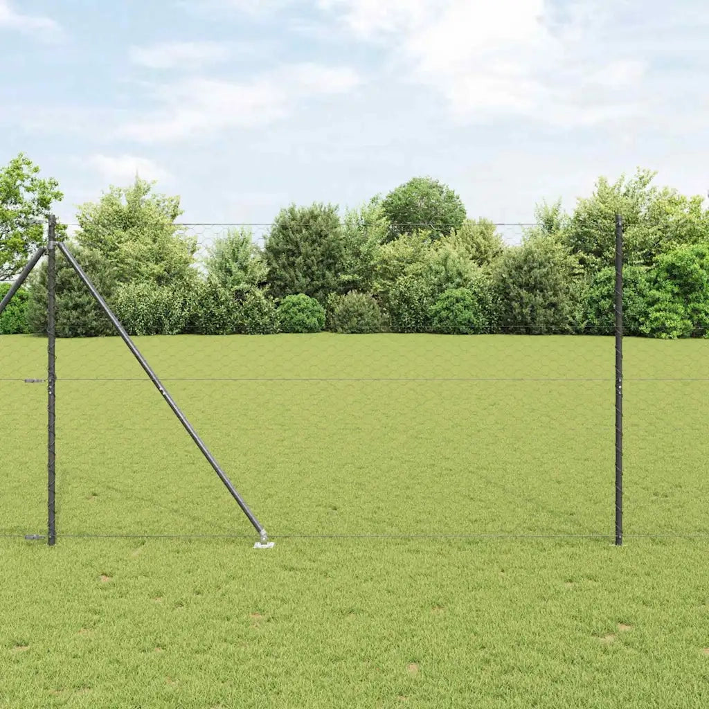 Palo della recinzione Grigio 100 x 1,6 m (rete 50 mm)