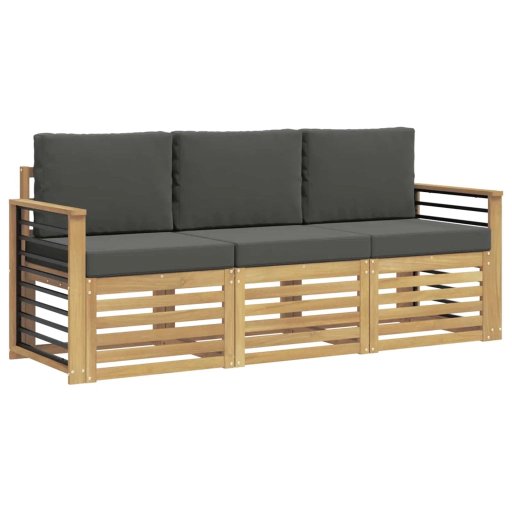 Set divani Legno di Acacia Massello 3391327