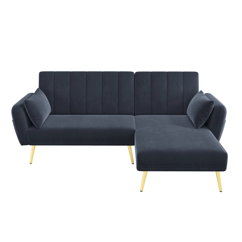 Divano letto angolare moderno - Zephmum - L-forma, funzione relax