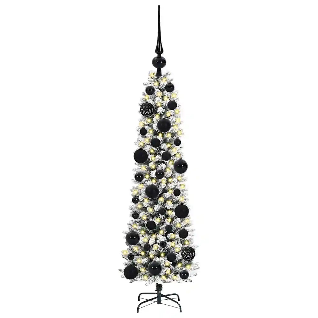 Albero di Natale | Decorazioni natalizie artificiale con 150 LED Bianco 120 cm