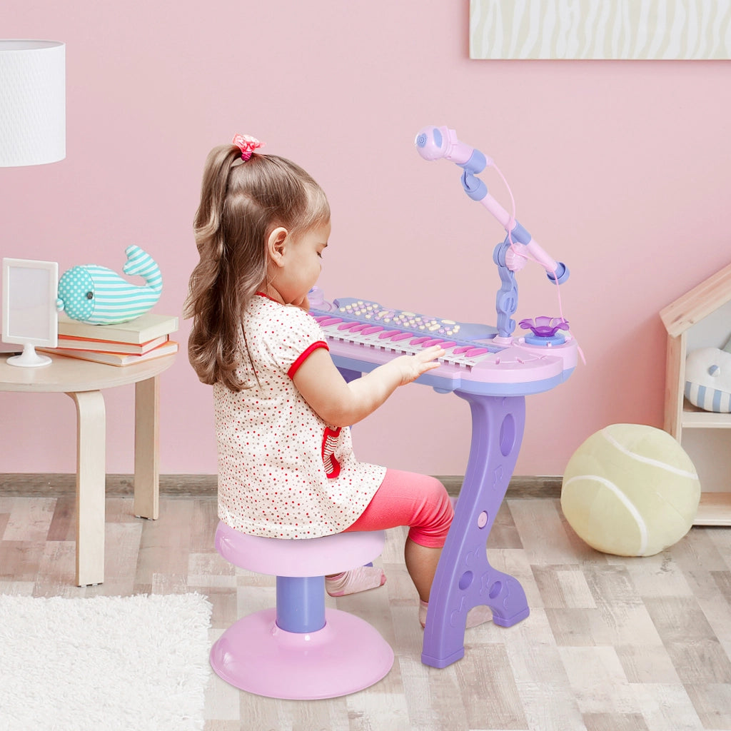 Pianoforte giocattolo elettronico 37 tasti ¨C Minimal ¨C rosa