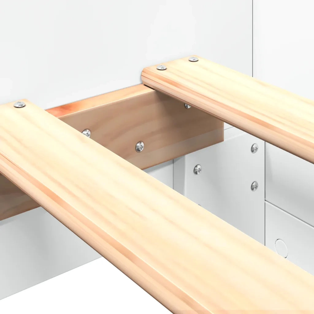 Giroletto Bianco 75x190 cm in Legno Multistrato 849593