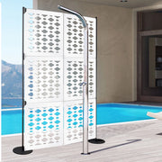 CLOUDS - Pannello in PVC traforato - Parasole Misura: 73x73 cm, Colore: bianco