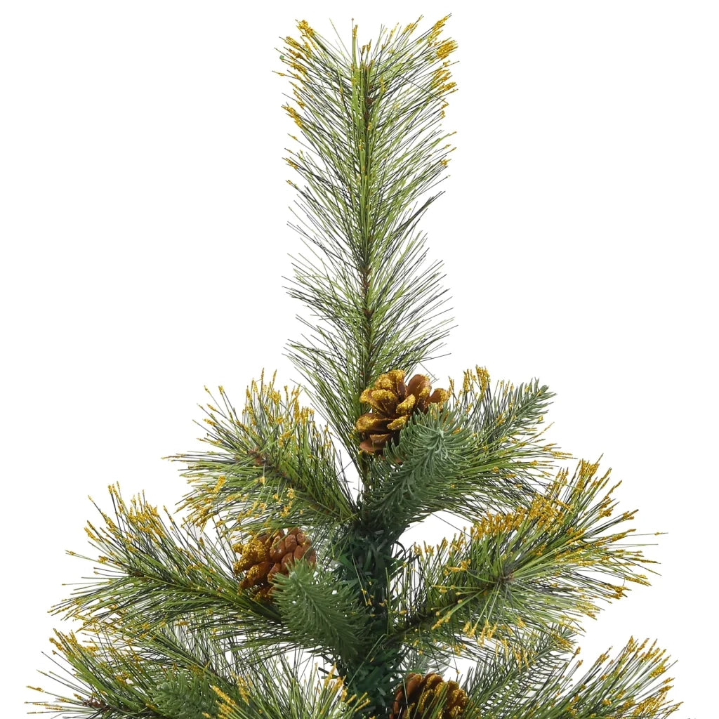 Albero di Natale Artificiale Incernierato con Pigne 150 cm 357701