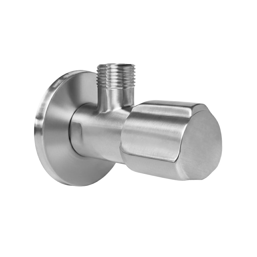 Valvola Ad Angolo 02 1/2" X 3/8" Brush Nickel