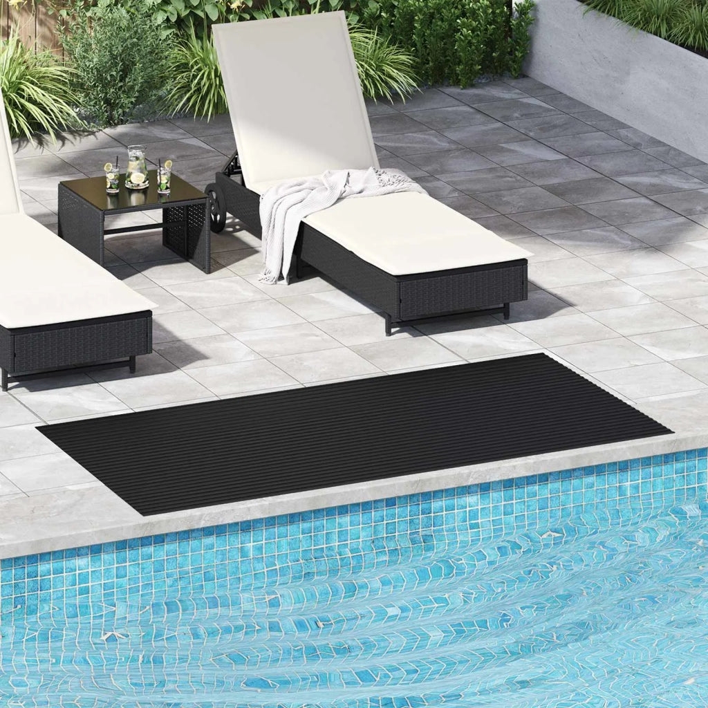 Tappeto per pavimento Nero 1 x 2 m Gomma