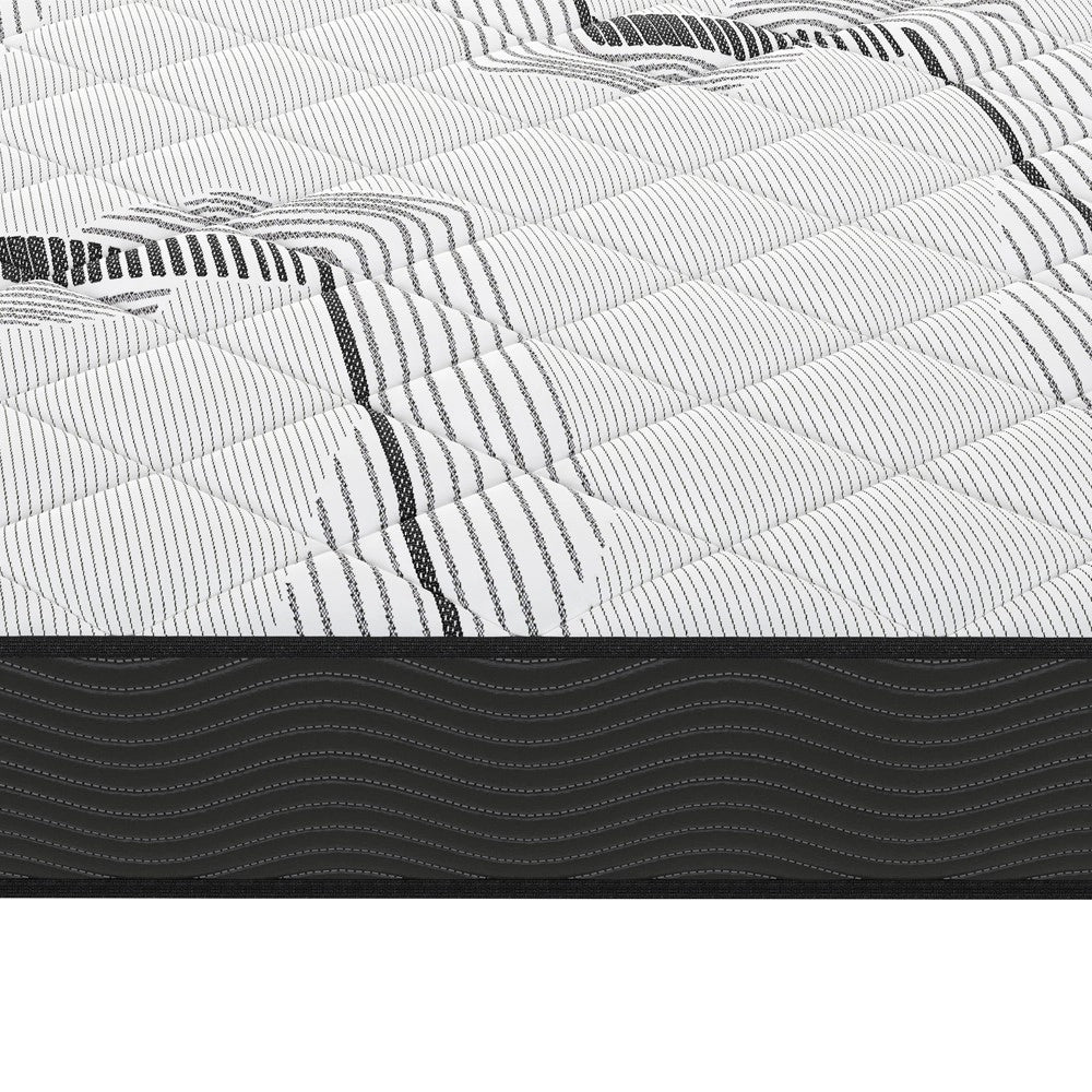 Materasso singolo Tarico 90x190x22.3 H cm. con molle insacchettate e strato in memory foam