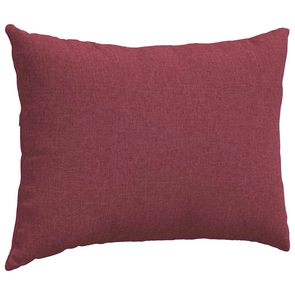 Cuscini da Divano 2 pz | Cuscini per sedie Rosso Vino 70 x 50 cm Tessuto