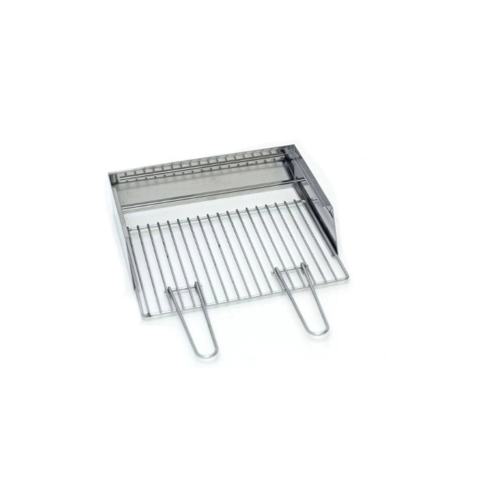 Milano Kit Barbecue paratia e griglia canalina Milano Grill 80+40 acciaio inox