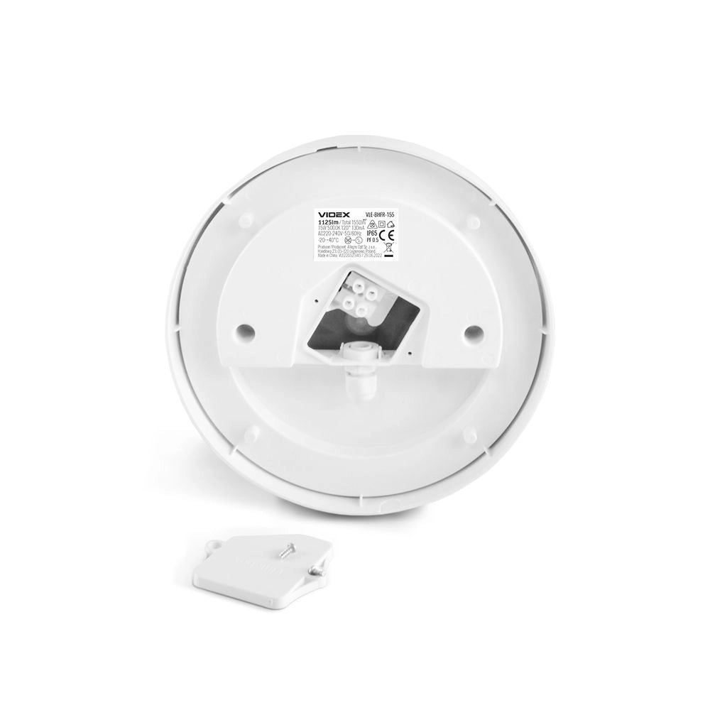 Applique esterna tonda bianca LED 15W IP65 LENA Videx
