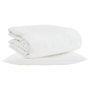 Piumone | Duvet 2-in-1 con cuscino 2 pz Bianco Piuma d'anatra