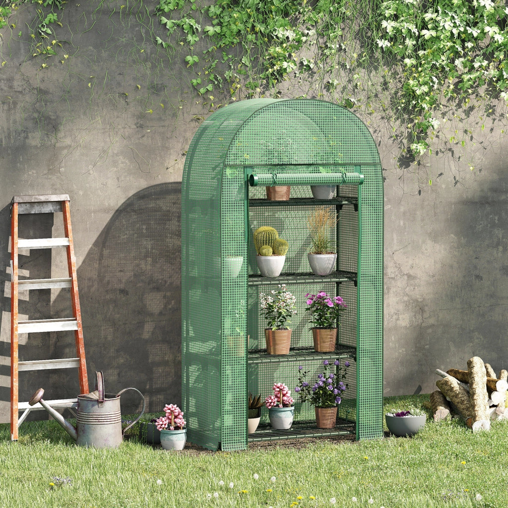 Serra da giardino per balcone ¨C Minimal ¨C 80x49x160 cm verde