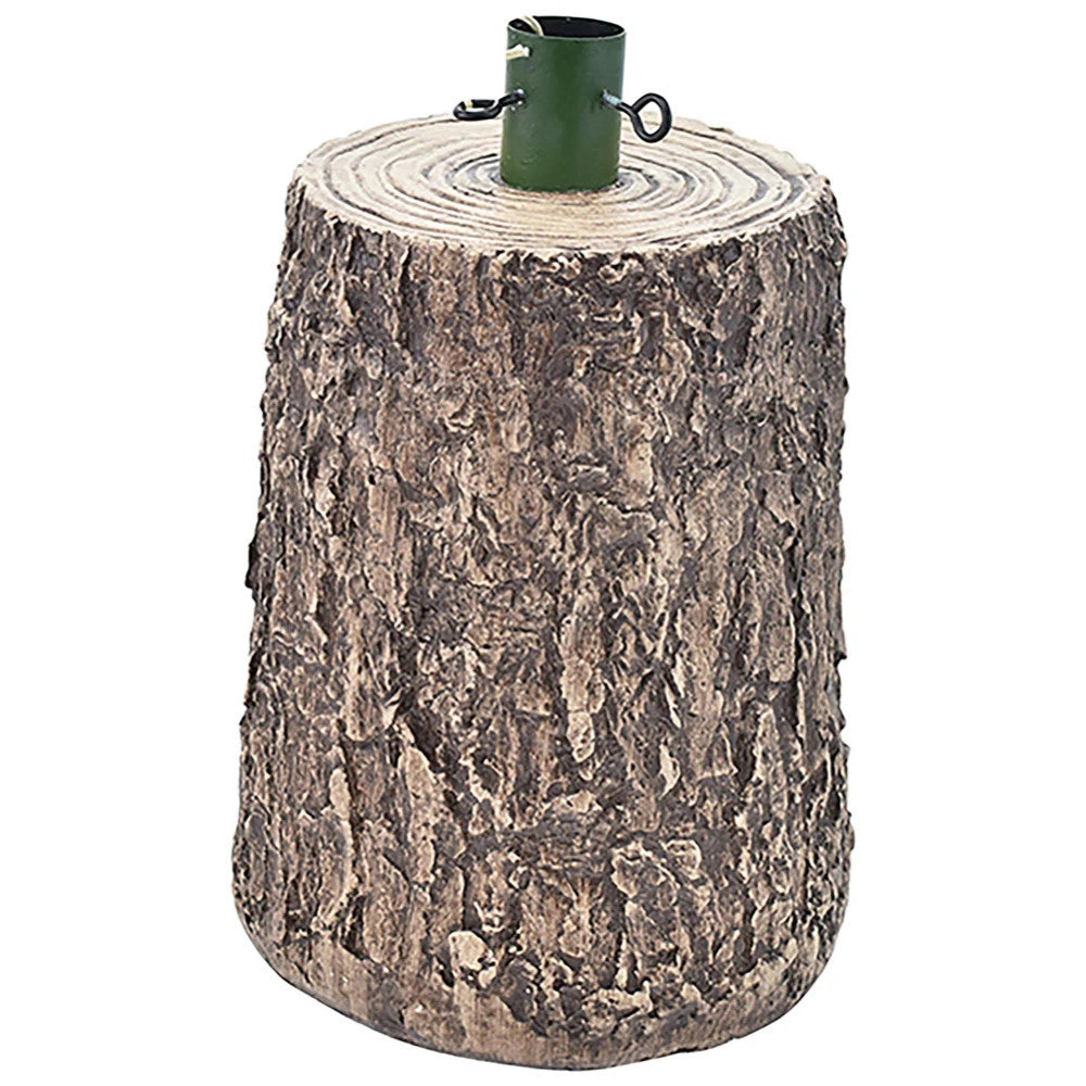 Trade Shop - Base Supporto Albero Di Natale Tronco Natalizio Attacco Universale Altezza 33 Cm -