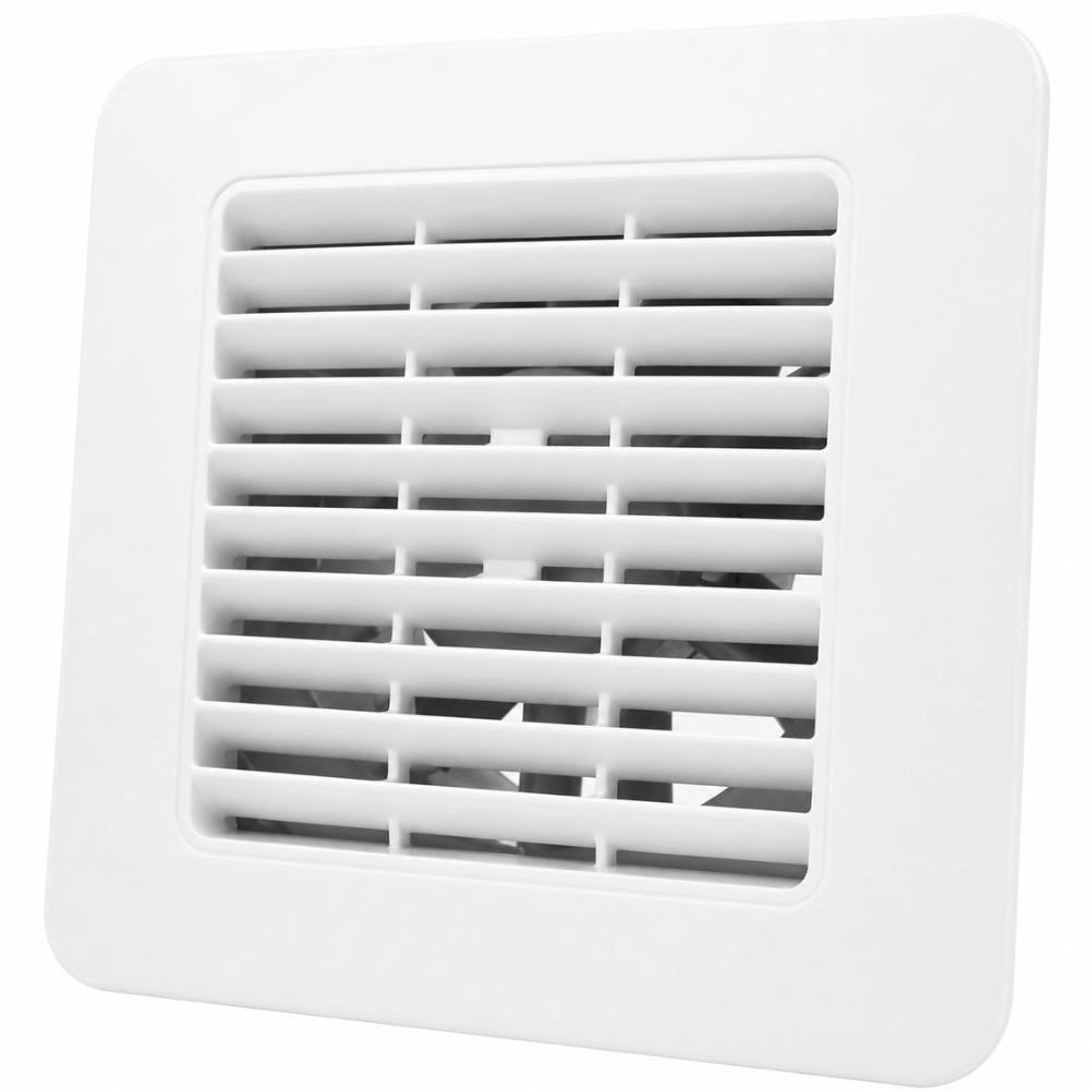 Aspiratore elicoidale da muro 150 mm con griglia piatta