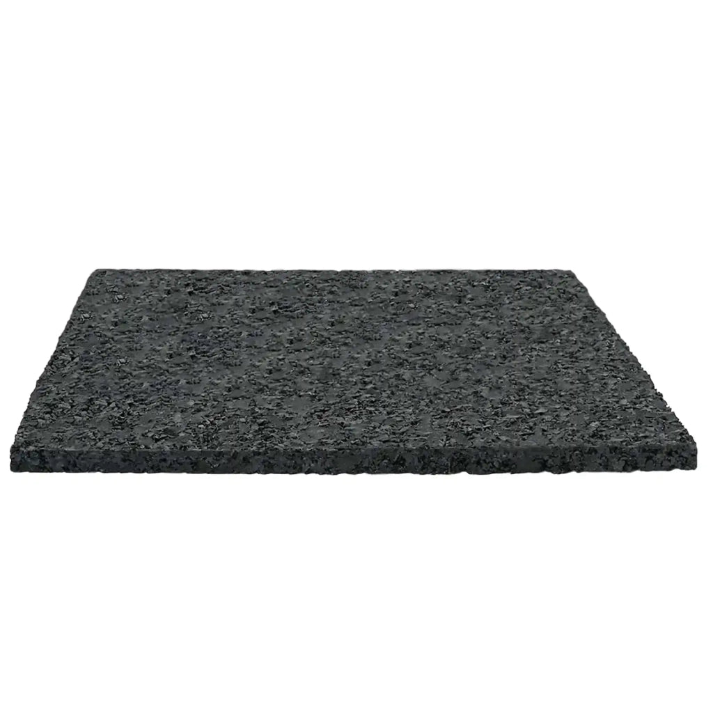 Pad per patio in granuli di gomma Nero 9 x 9 x 0,3 cm Gomma 42027230