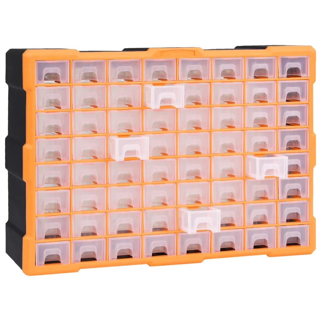Mobile Contenitore con 64 Cassetti 52x16x37,5 cm 147579