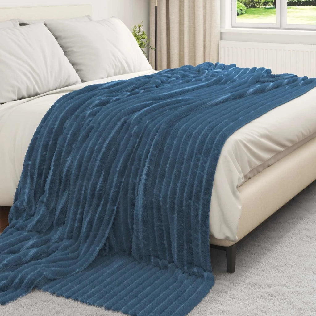 Coperta Blu navy 270 x 240 cm Panno 42016840